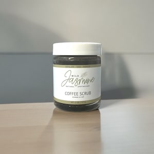 MINI COFFEE SCRUB Cinnamon Vanilla | Organic Body Scrub | Sugar Scrub | Exfoliating Scrub | Toning Scrub | Gifts for Coffee Lovers