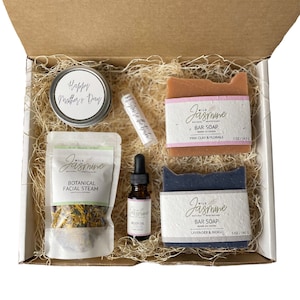 BIRTHDAY GIFT Set - Skin Care Gift, Gift for Her, Happy Birthday Gift, Spa Day Gift, Natural Soap, Body Oil