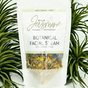 BOTANICAL FACIAL STEAM Sample, Open Pores, Detox, Hydrate, home spa- Calendula, Chamomile, Rose, Lavender, Nettle, Lemon Balm, Organic
