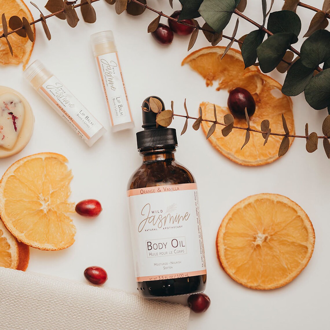 VANILLA BODY OIL Sample Massage Oil Orange Vanilla Bath Oil Etsy