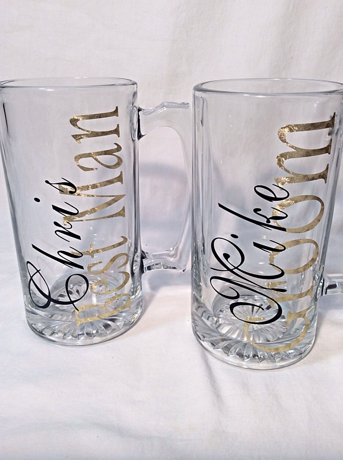 6 Groomsmen beer mugs personalized bridal party gift groom mug | Etsy