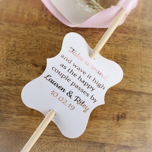150 ribbon wedding wands send off idea ceremony exit ribbon wedding favor with or without bells image 5
