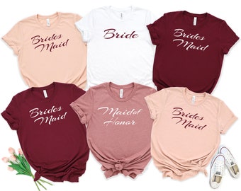 Bridesmaid shirts bachelorette party shirts proposal gift t-shirt asking bridesmaids gift idea