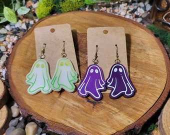 Little Ghost Dangle Earrings