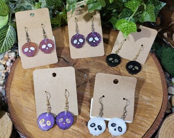 Little Skull Dangle Earrings