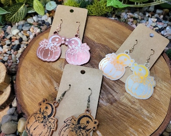Pumpkin Dangle Earrings