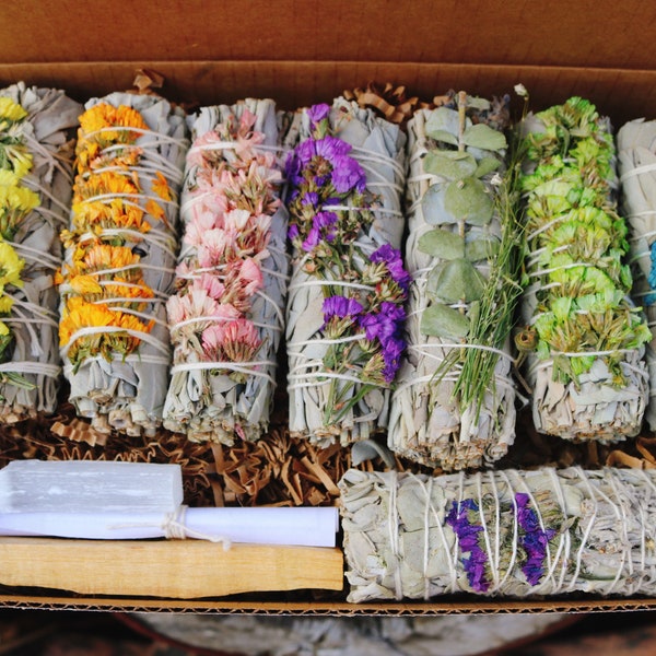 Dried Sage Flowers Etsy