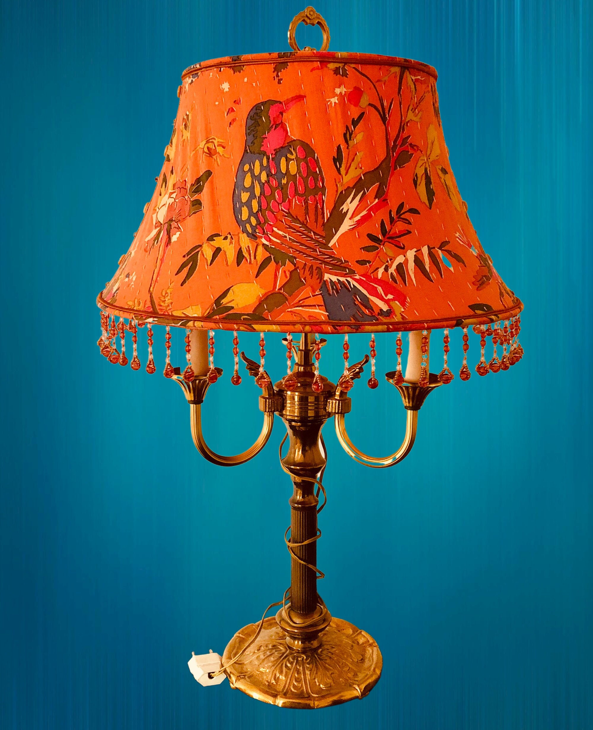 Lampe Lyre Rétro Ancienne.