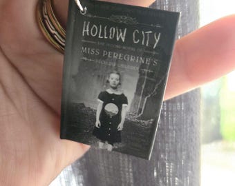 Upcycled Mini Brands Book Keychain | Nostalgic Retro Toy Bag Charm | Accessory Red | Hollow City