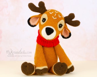 Crochetpattern - Reindeer Mia
