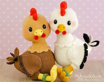 Crochet pattern - My Little Chickens