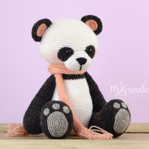 Crochet Pattern My Little Panda Bear image 3