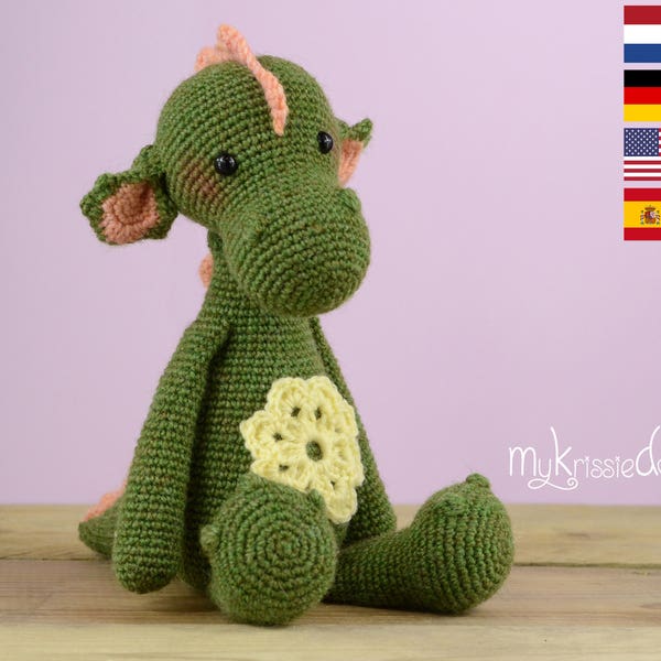 Crochet Pattern - Dragon Julia