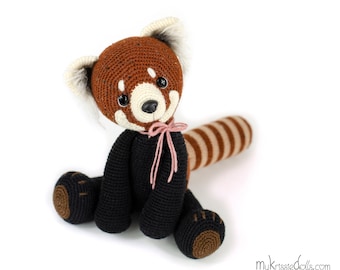 Crochet pattern - Red Panda Ruby