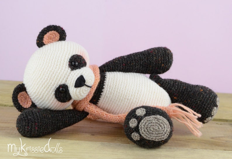 Crochet Pattern My Little Panda Bear image 4