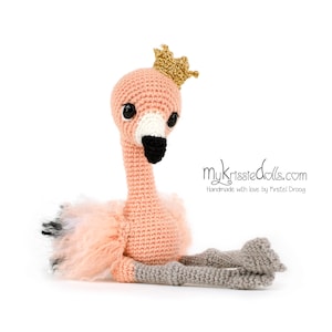Crochetpattern - MINI Flamingo Fien