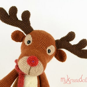 Crochet Pattern Rudolf Reindeer image 3