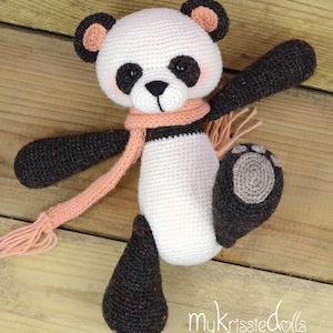 Crochet Pattern My Little Panda Bear image 2