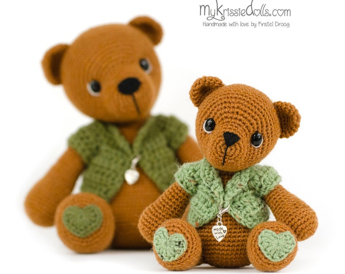 Crochetpattern Mini Bear Teddy Etsy