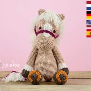 Crochet pattern Horse Piem image 1