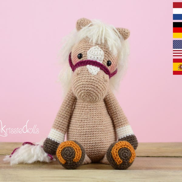 Crochet pattern - Horse Piem