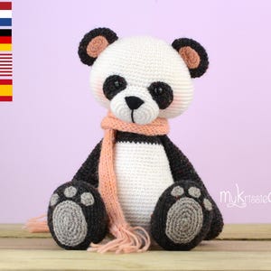 Crochet Pattern My Little Panda Bear image 1