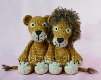Crochet pattern - Lisa and Leo Lion