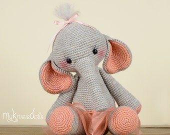 Crochet Pattern - Elephant Nina