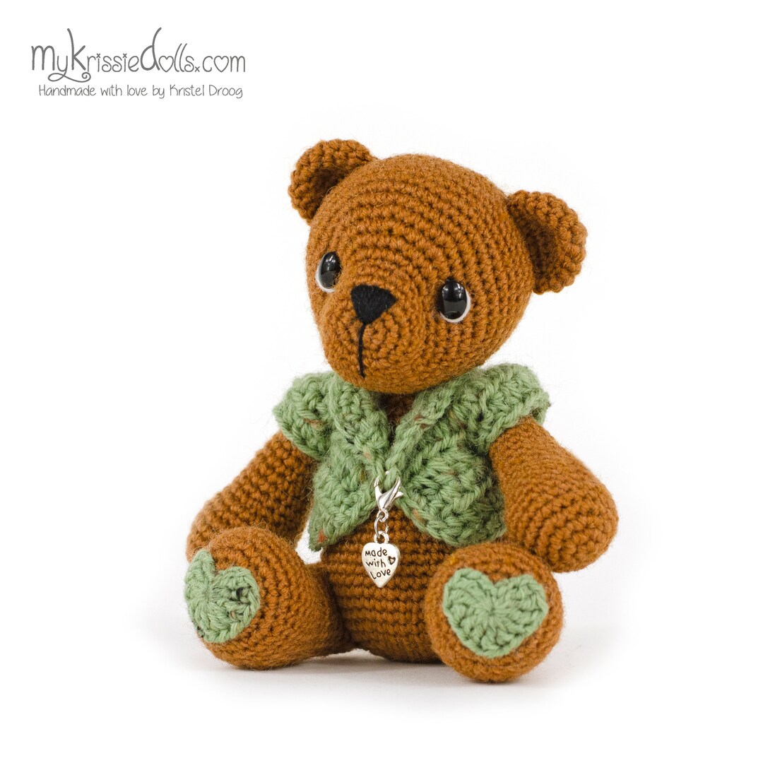 Crochetpattern Mini Bear Teddy Etsy