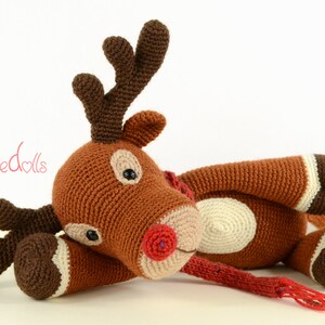 Crochet Pattern Rudolf Reindeer image 2