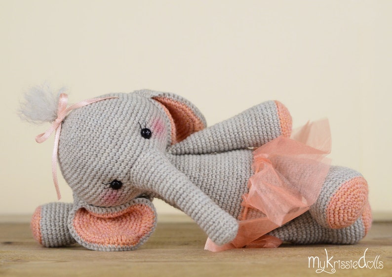 Crochet Pattern Elephant Nina image 2