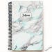 Marble notebook black &amp; white marble Spiral notebook | Etsy