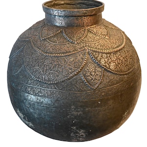 The Royal Vessel: A Silver-Plated Kashmiri Copper Pot