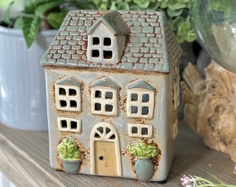 NEW! Country Chic Tealight Chateau