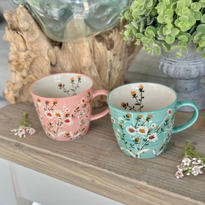 Ceramic Mugs 12.5cm - 2 Colour Options Available