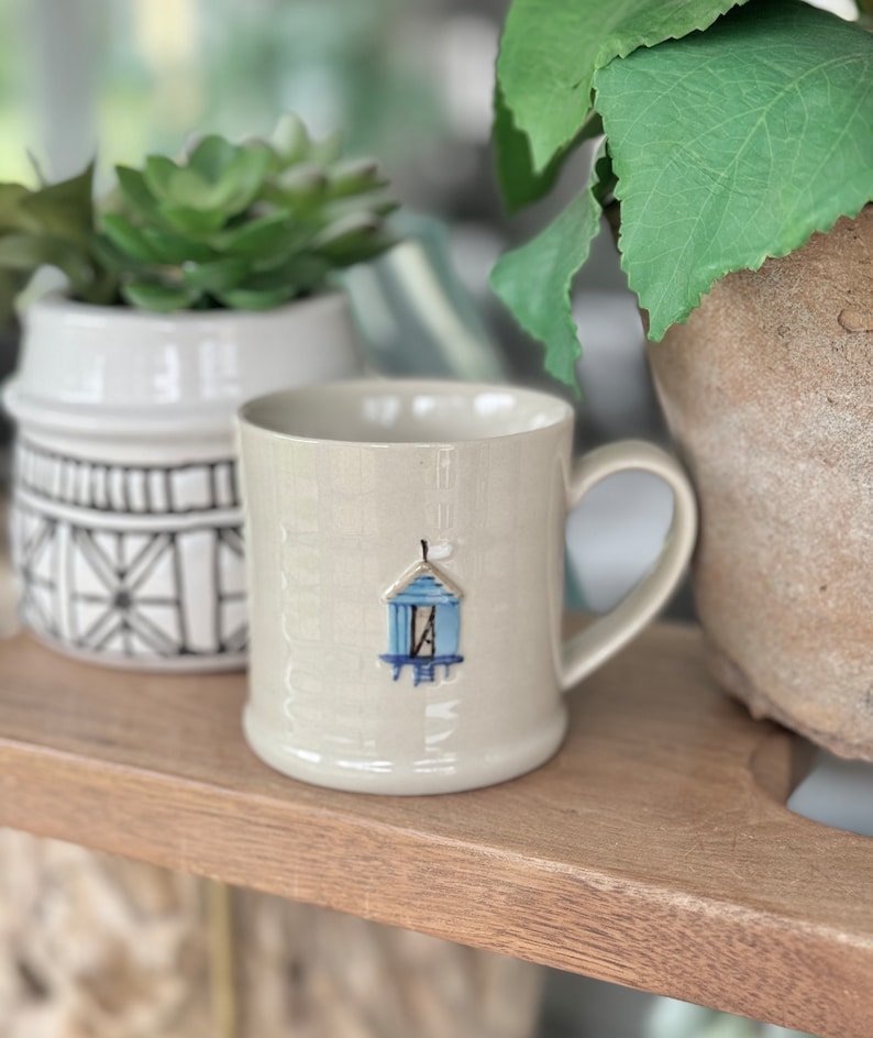 Embossed Mini Mugs Selection Available in 5 Designs Beach Hut