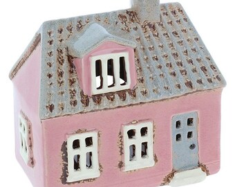 NEW! Pink Farmhouse Tealight Holder