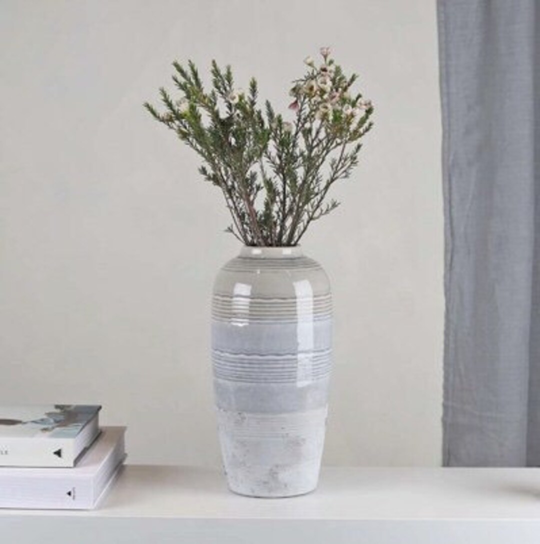 Biggie Best Large Shades of Grey Vase Etsy UK