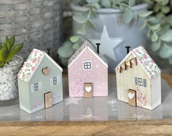 Small Wooden Houses - Sold Individually