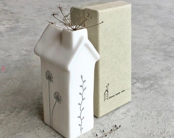White Porcelain Tall Flower House Vase