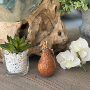 Solid Wooden Fruit Selection of Apple and Pears Small Pear