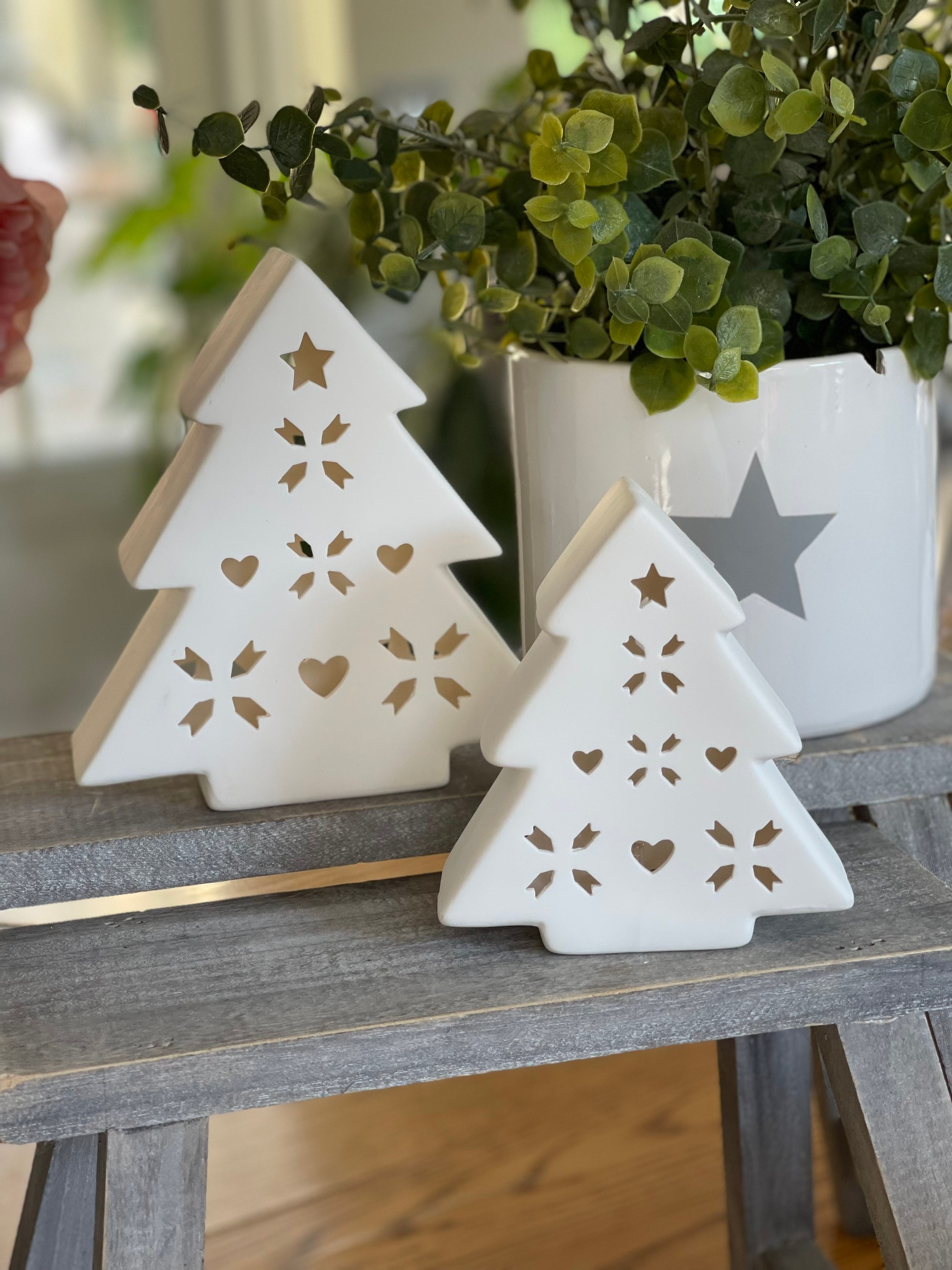 LED Christmas Tree Tea Light 2 Sizes Available Etsy UK