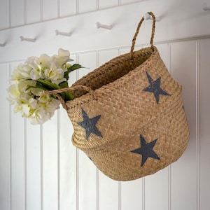 Seagrass Grey Star Basket