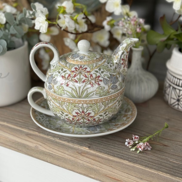 Tea for One - William Morris Hyacinth Porcelain Tea Set