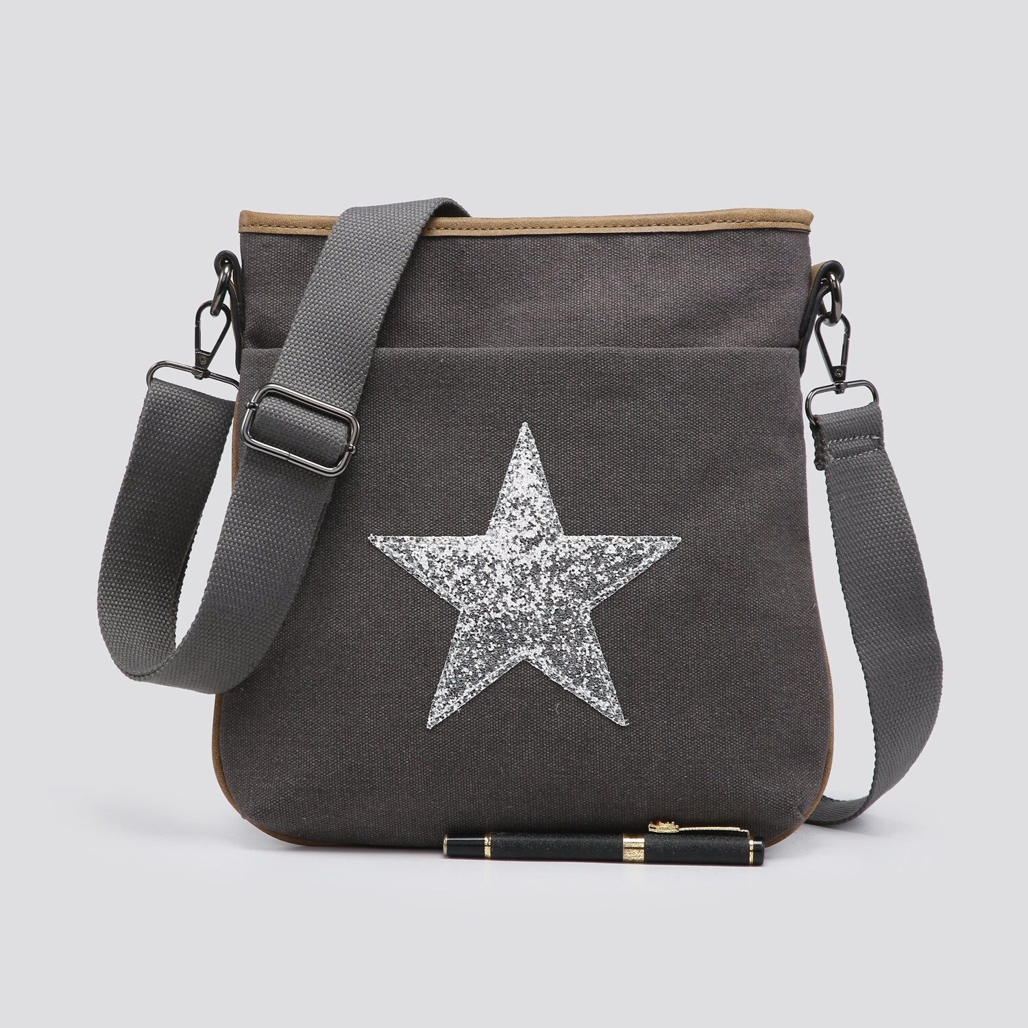 Grey star bag sale