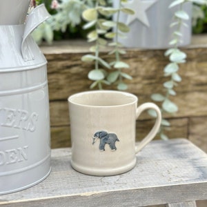 Embossed Mini Mugs Selection Available in 5 Designs Elephant