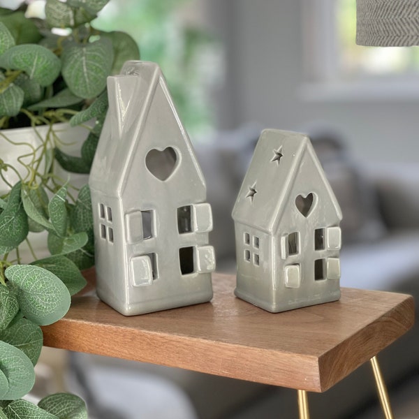 Ceramic House Tealight Etsy UK