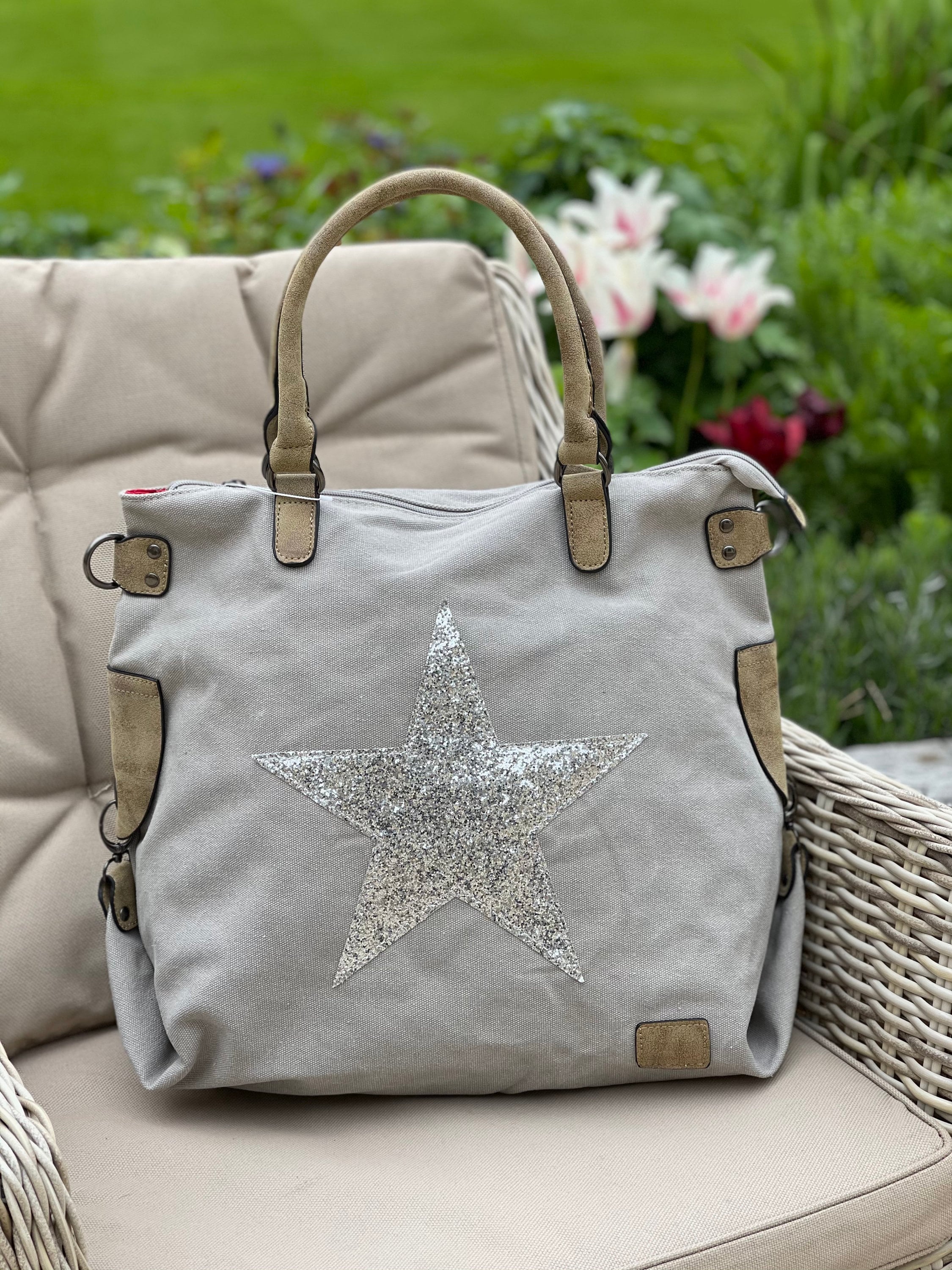 Sac en toile avec etoile cheap