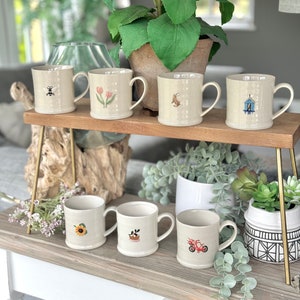 Embossed Mini Mugs Selection - Available in 5 Designs