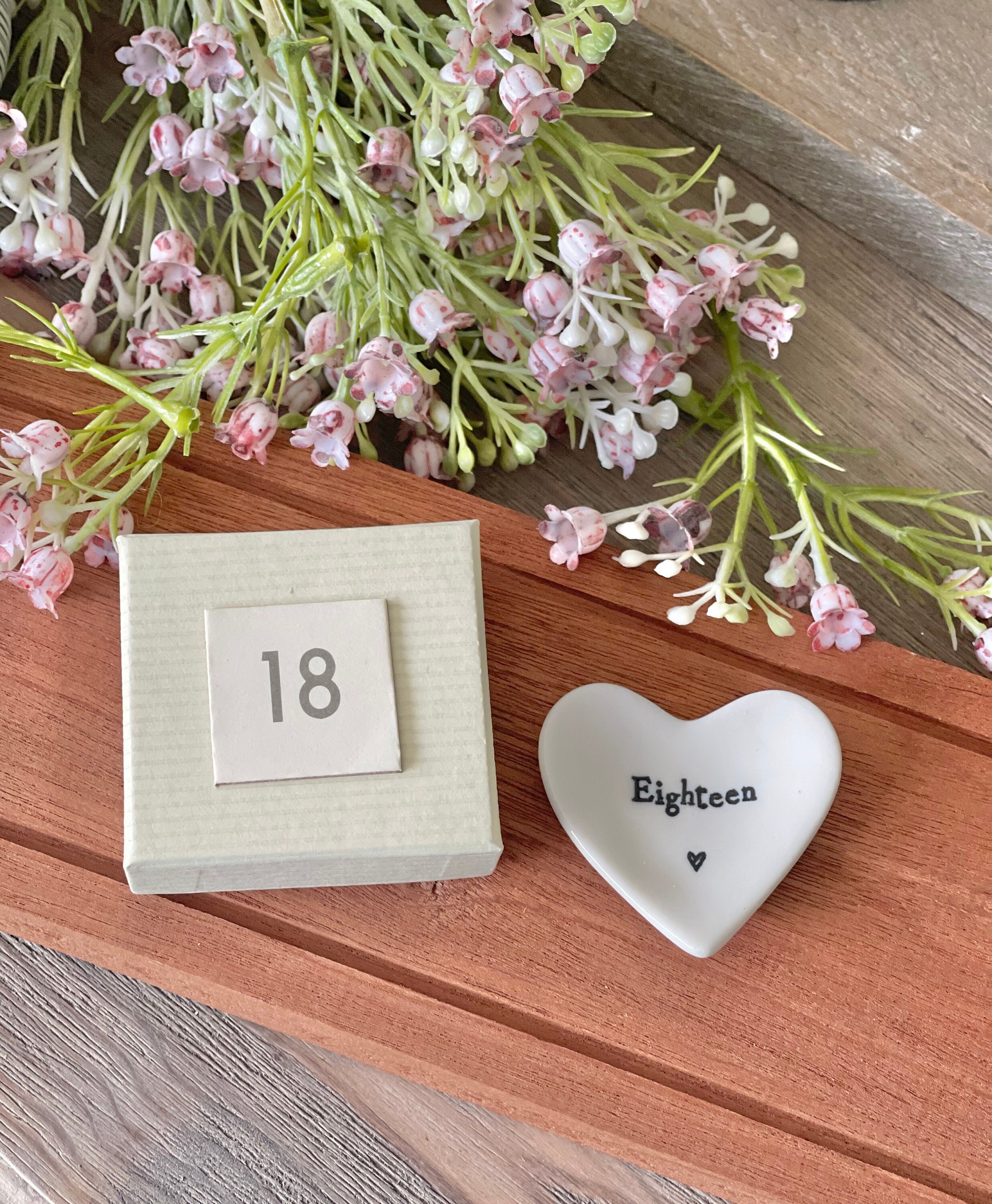 Personalized Cute Porcelain Anniversary Gifts for Him 18th